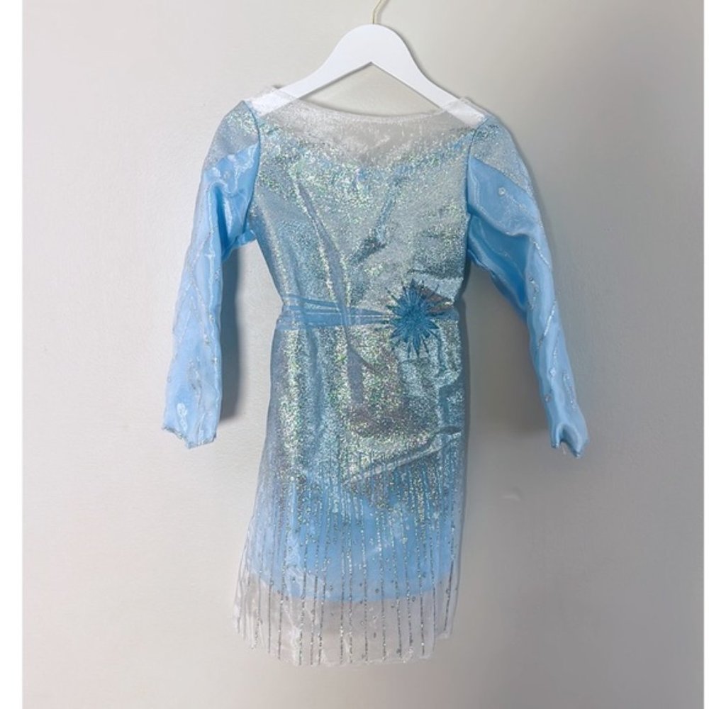 Disney Elsa Dress ✨ Light Up Sound Making dress up size 4-6x glitter